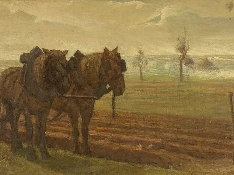 1861-Jean Joseph Enders - Schizzo per la sala ricevimenti del municipio di Vanves - zona di Vanves